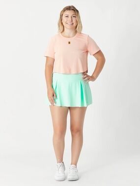 Nike Mint Green Pleated Skirt - Women's Tennis Skirt